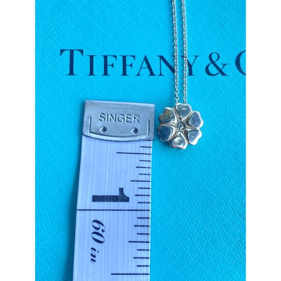 Authentic Tiffany & Co. Diamond  Necklace – Paloma Picasso Crown of Hearts - Picture 8 of 11